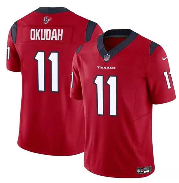Youth Houston Texans #11 Jeff Okudah Red 2024 F.U.S.E. Vapor Untouchable Limited Stitched Jersey Dzhi->youth nfl jersey->Youth Jersey